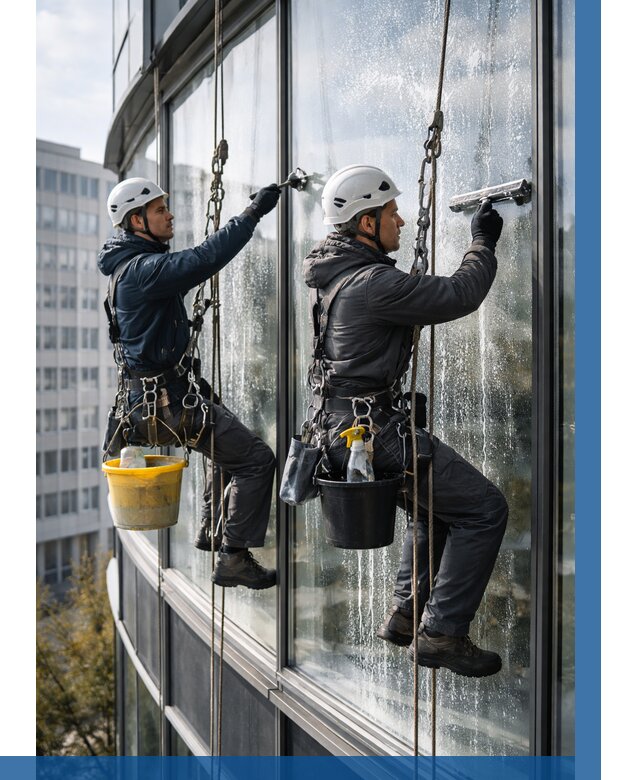 Мойка панорамных окон в Иванове от 362 р. заказать у ВЫСОТНИК-Внв