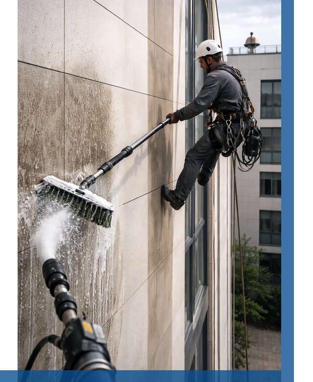 Мойка фасада из керамогранита в Иванове от 310 р. | ВЫСОТНИК-Внв