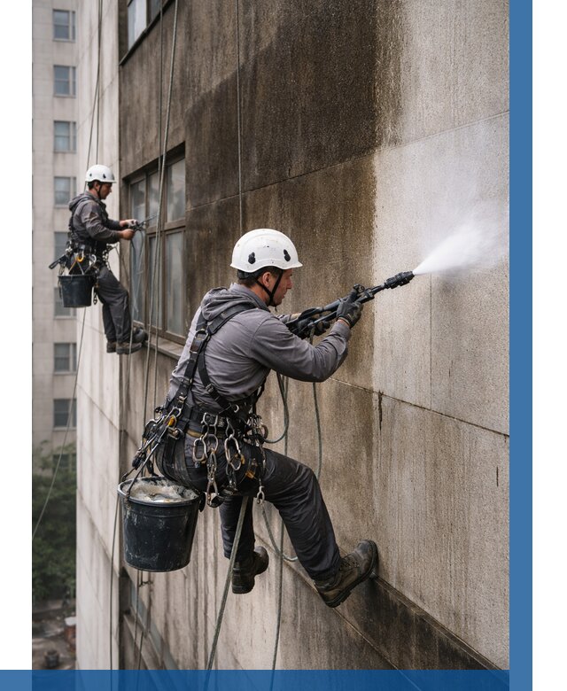 Очистка фасада от копоти в Иванове от 258 р. | ВЫСОТНИК-Внв