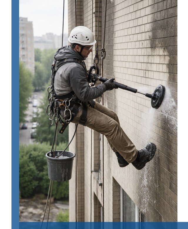 Очистка фасада от копоти в Иванове профессионально и безопасно