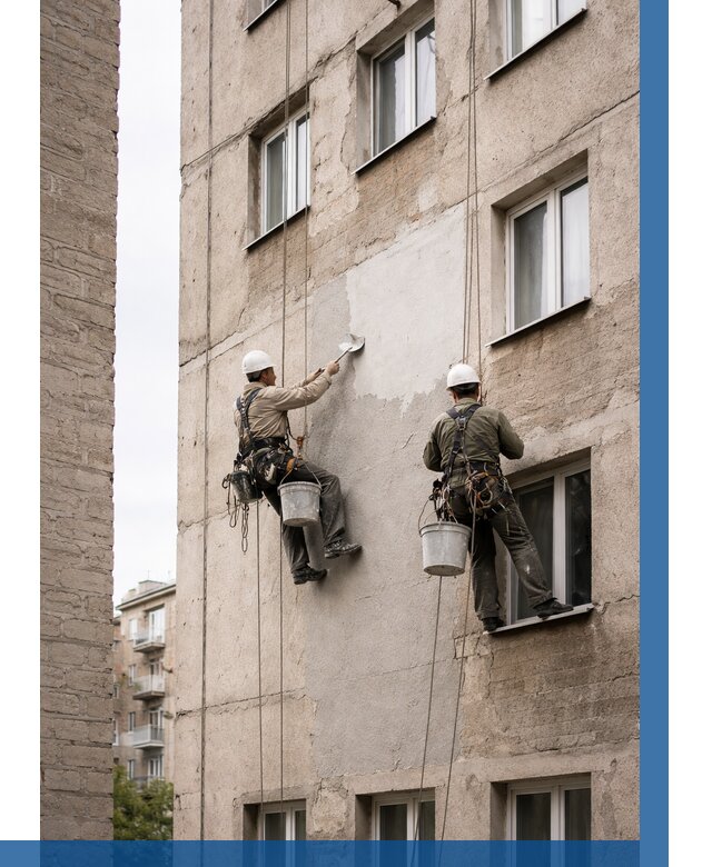 Косметический ремонт фасада в Иванове от 1137 р. | ВЫСОТНИК-Внв