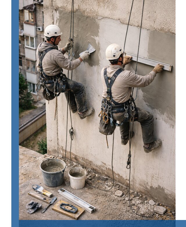 Комплексный ремонт штукатурного фасада с гарантией в Иванове