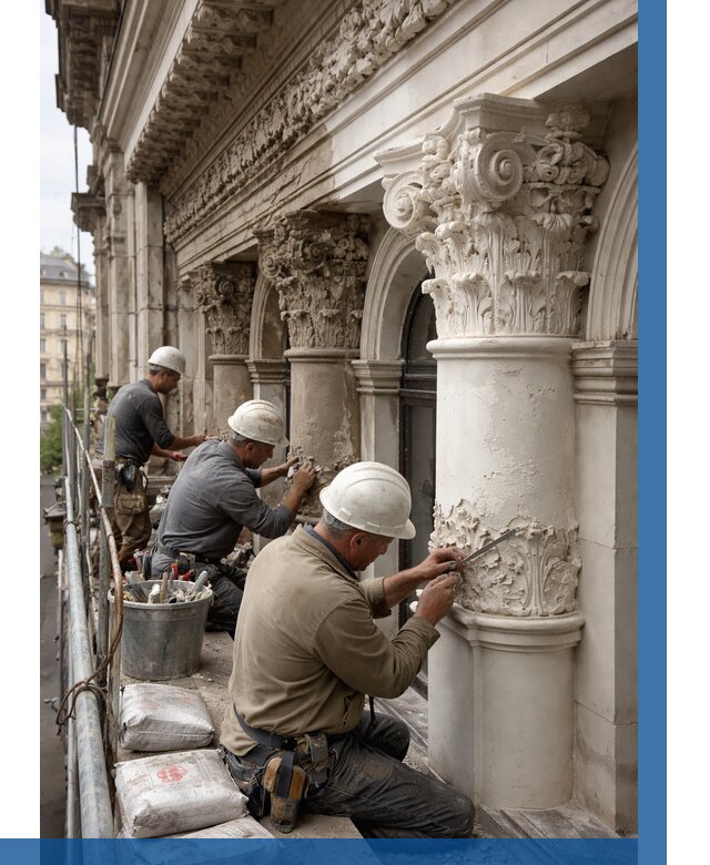 Реставрация фасадной лепнины в Иванове от 2583 р. | ВЫСОТНИК-Внв