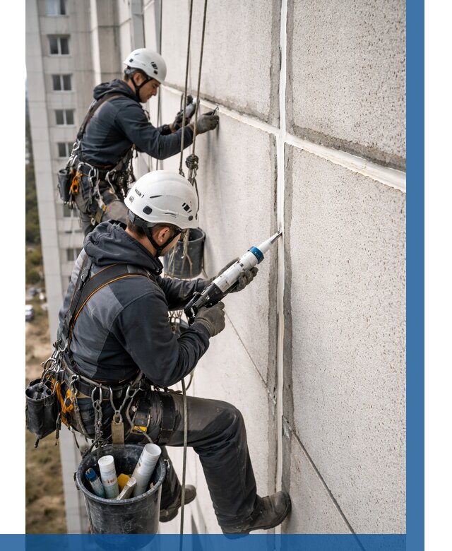 Герметизация межпанельных швов в Иванове от 723 р. | ВЫСОТНИК-Внв