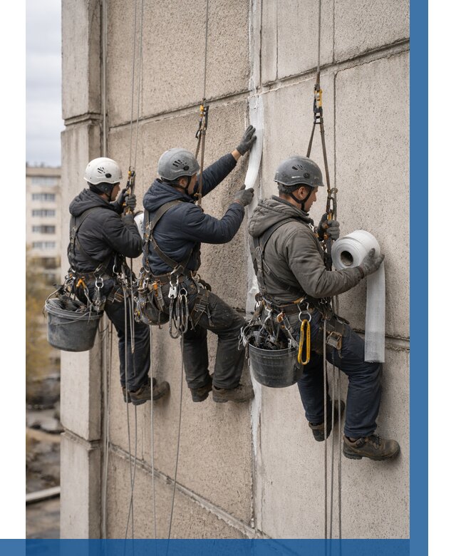 Ремонт межпанельных швов в Иванове от 775 р. | ВЫСОТНИК-Внв