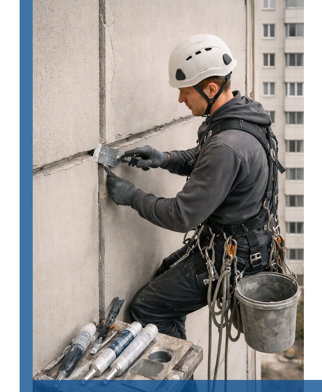 Ремонт межпанельных швов в Иванове герметизация и восстановление
