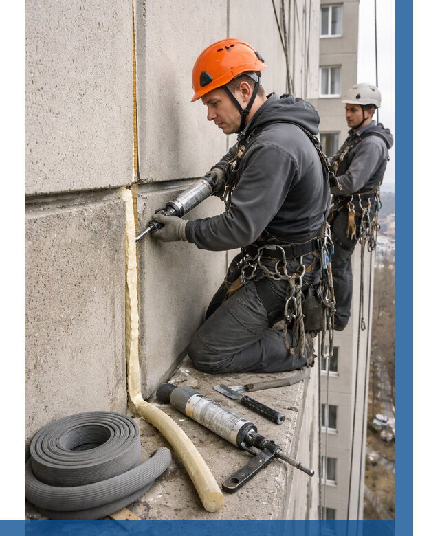 Теплый шов межпанельные швы в Иванове от 723 р. | ВЫСОТНИК-Внв