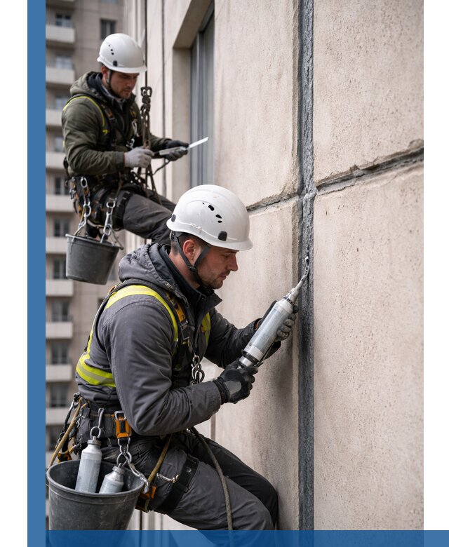 Герметизация деформационных швов фасада в Иванове качественно