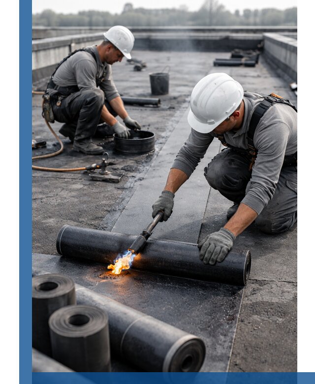 Ремонт рулонной кровли в Иванове герметизация и восстановление