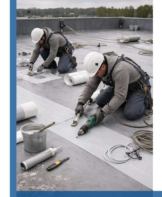 Ремонт мембранной кровли в Иванове качественно и с гарантией