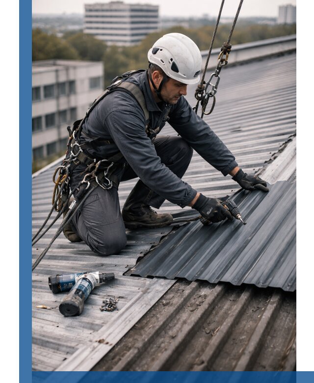 Ремонт профнастила на кровле в Иванове, работы под ключ