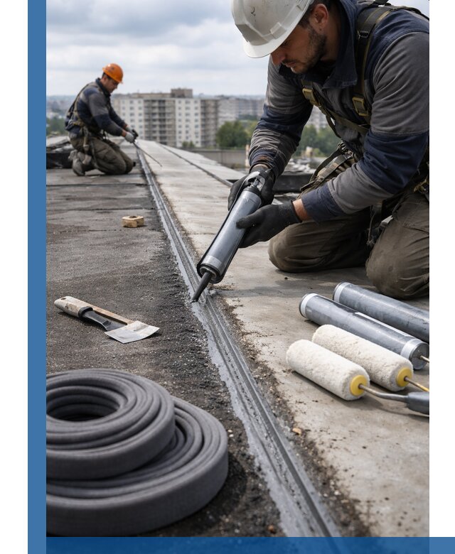 Герметизация швов кровли в Иванове с гарантией герметичности