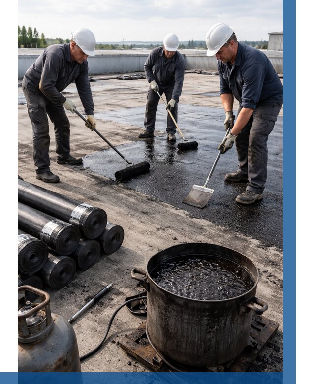 Гидроизоляция кровли мастикой в Иванове от 620 р. | ВЫСОТНИК-Внв