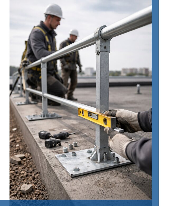 Монтаж кровельного ограждения в Иванове от 1240 р. | ВЫСОТНИК-Внв