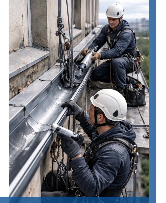 Ремонт водосточных желобов в Иванове от 6716 р. | ВЫСОТНИК-Внв