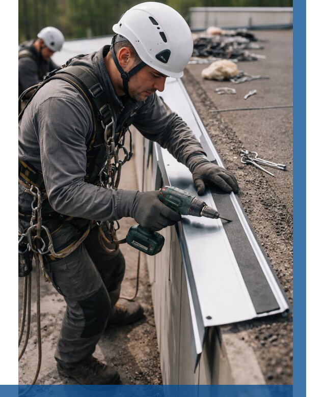 Монтаж капельника на кровле в Иванове от 310 р. | ВЫСОТНИК-Внв