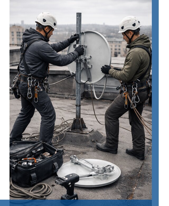 Демонтаж антенн на крыше в Иванове от 4649 р. | ВЫСОТНИК-Внв