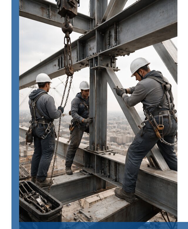 Профессиональный монтаж металлоконструкций на высоте в Иванове