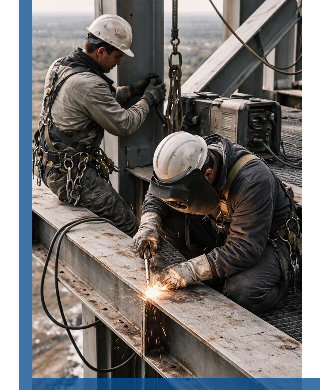 Высотные сварочные работы в Иванове для промышленных объектов