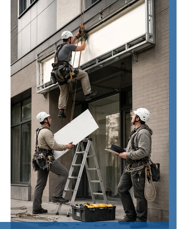 Монтаж светового короба в Иванове от 6716 р. | ВЫСОТНИК-Внв