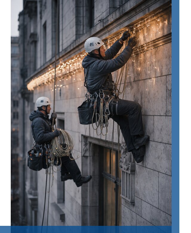 Монтаж новогодней иллюминации в Иванове от 8782 р. | ВЫСОТНИК-Внв