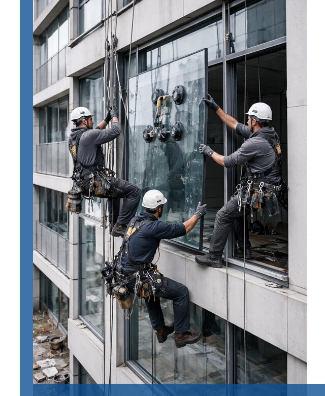 Фасадное остекление и монтаж витражей зданий в Иванове под ключ