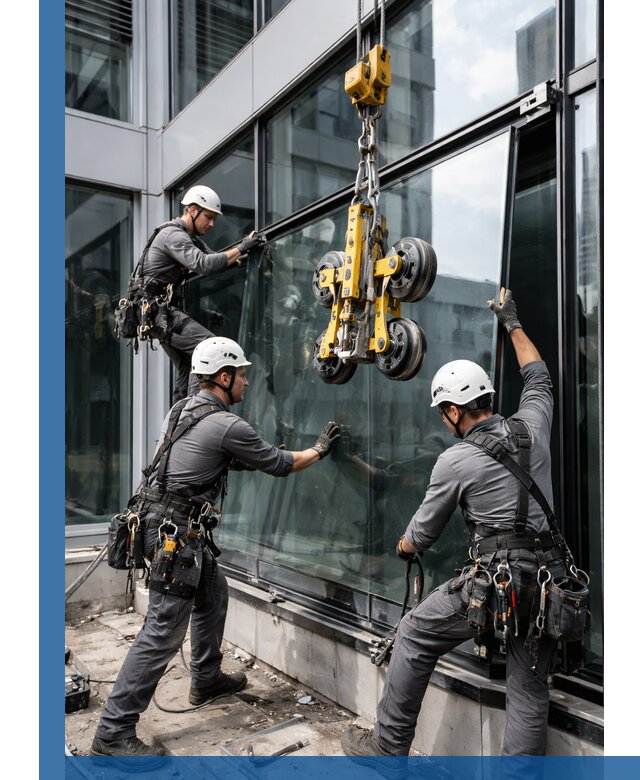 Структурное остекление фасадов в Иванове монтаж и обслуживание