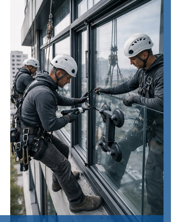 Витражное остекление зданий в Иванове от 3616 р. | ВЫСОТНИК-Внв