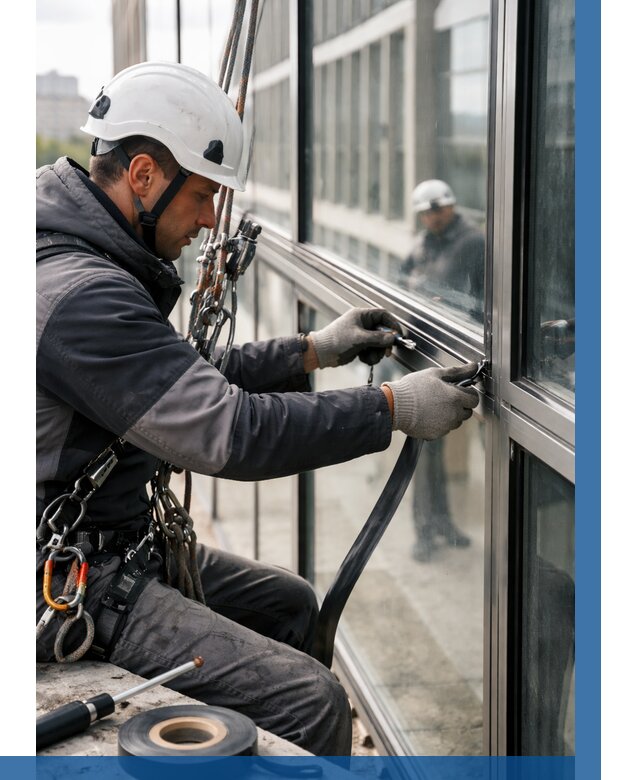 Ремонт витражных конструкций в Иванове от 3616 р. | ВЫСОТНИК-Внв