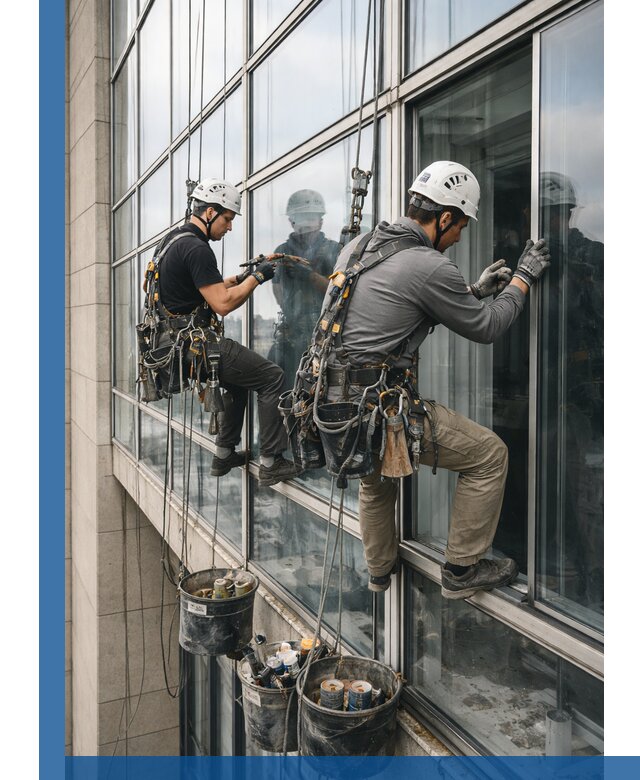 Ремонт витражных конструкций и фасадного остекления в Иванове