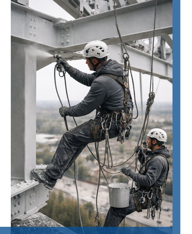 Покраска металлоконструкций на высоте в Иванове 362 р |ВЫСОТНИК-Внв