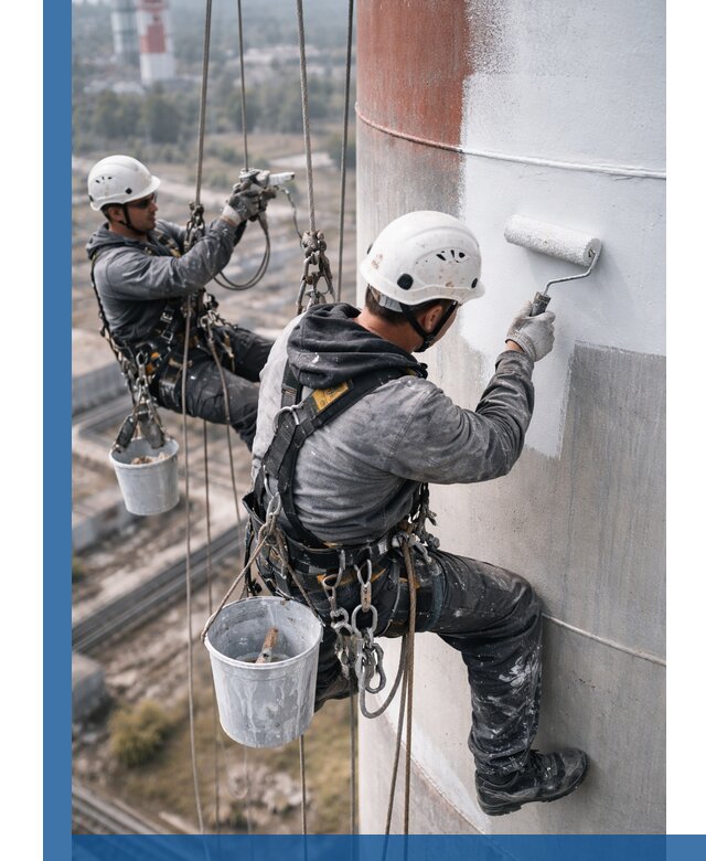 Покраска дымовых труб в Иванове: антикоррозийная защита и восстановление