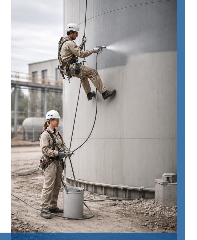 Покраска резервуаров в Иванове от 1240 р. | ВЫСОТНИК-Внв — заказать