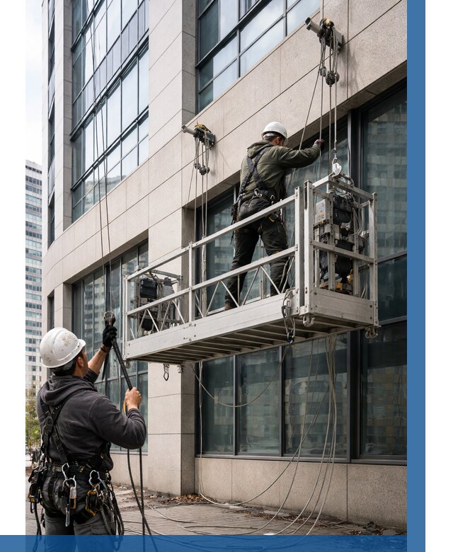 Монтаж и подъем фасадной люльки в Иванове от 12398 р. | ВЫСОТНИК-Внв