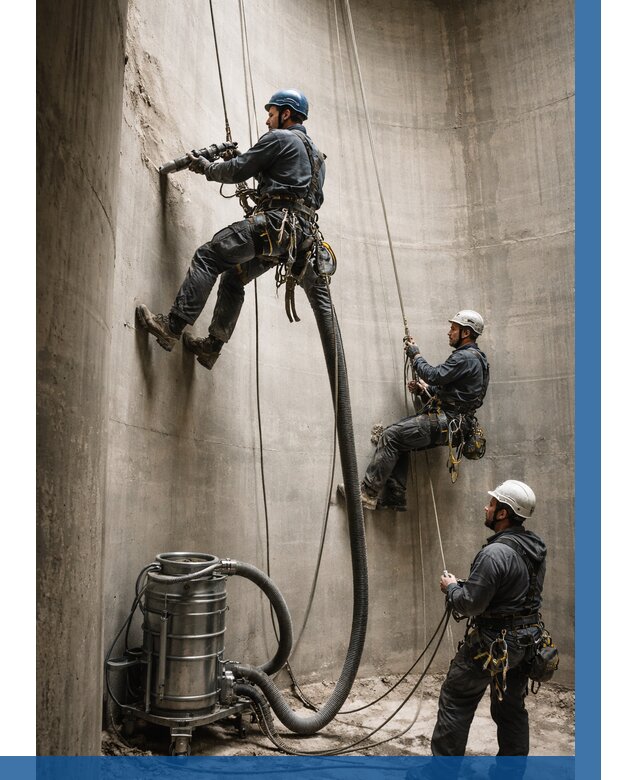 Зачистка силосов в Иванове от 4649 р. Договор и смета ВЫСОТНИК-Внв