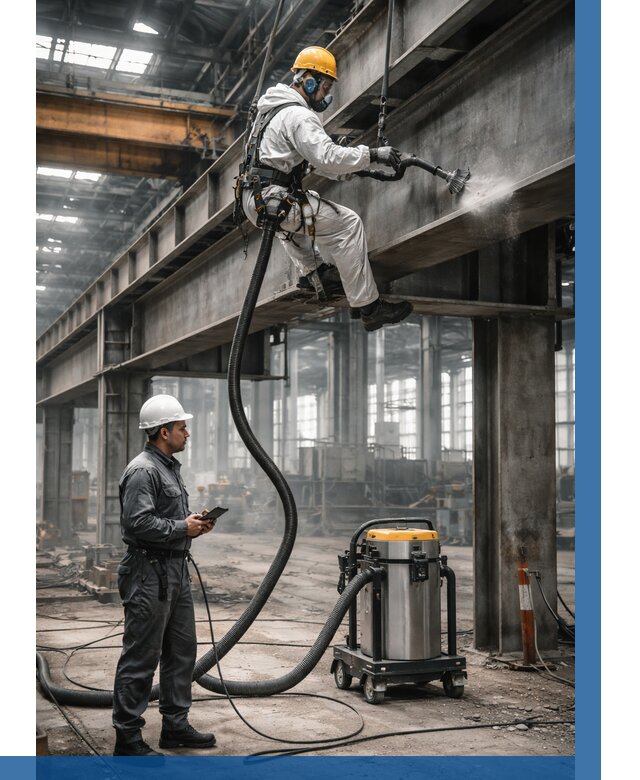 Обеспыливание конструкций в цехе в Иванове от 4339 р. | ВЫСОТНИК-Внв