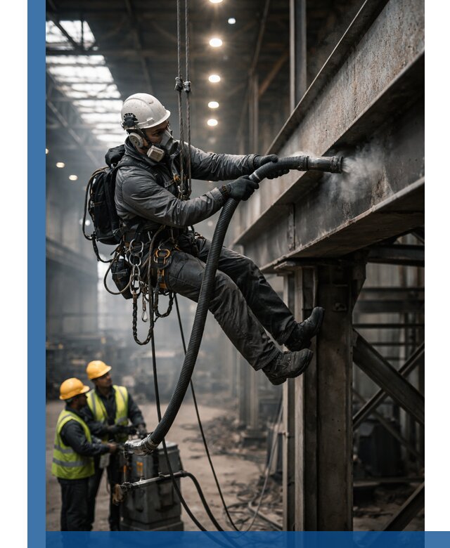 Обеспыливание конструкций в цехах промышленного производства в Иванове